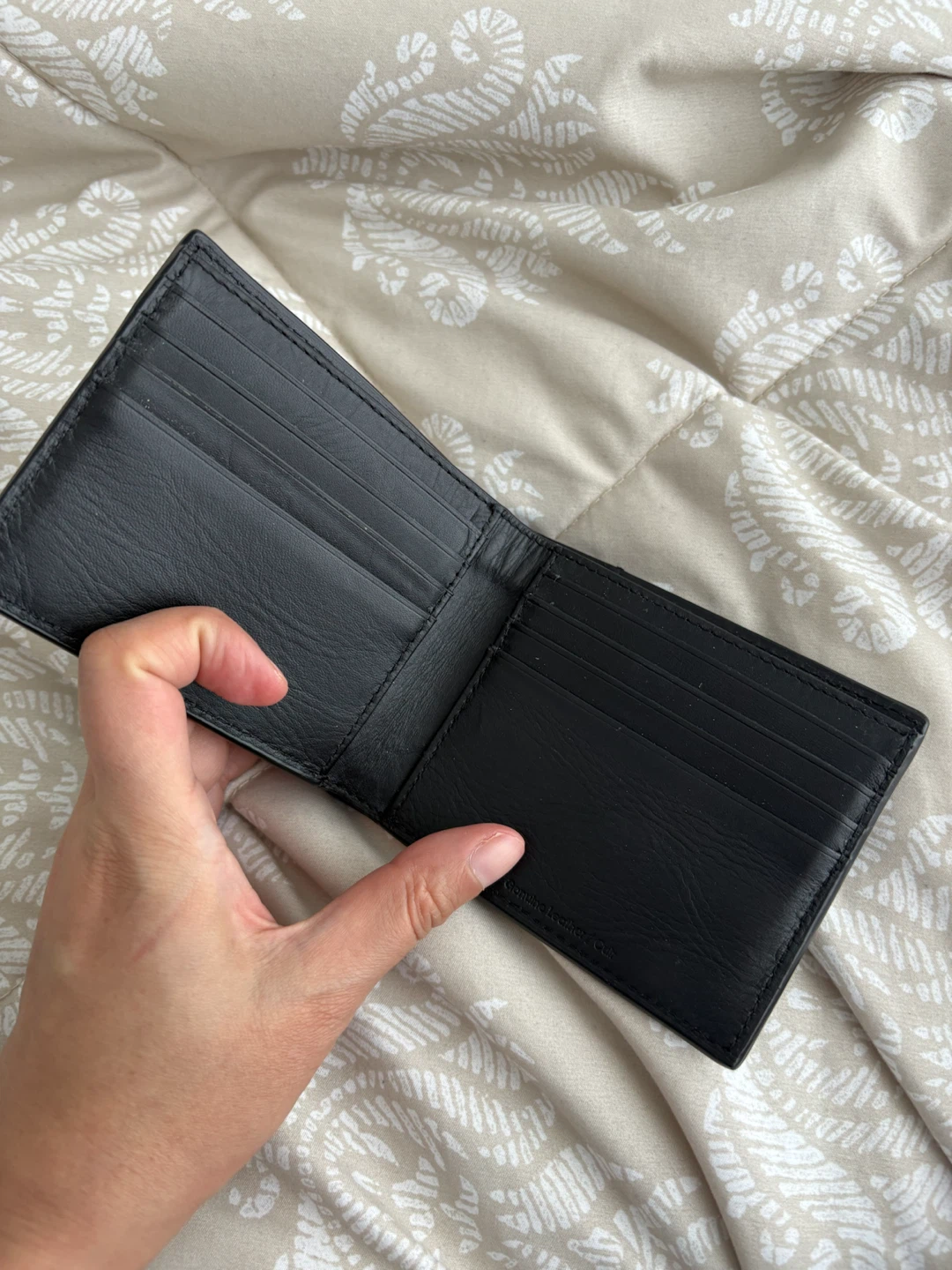 Calvin Klein Black Leather Bifold Wallet - photo 3