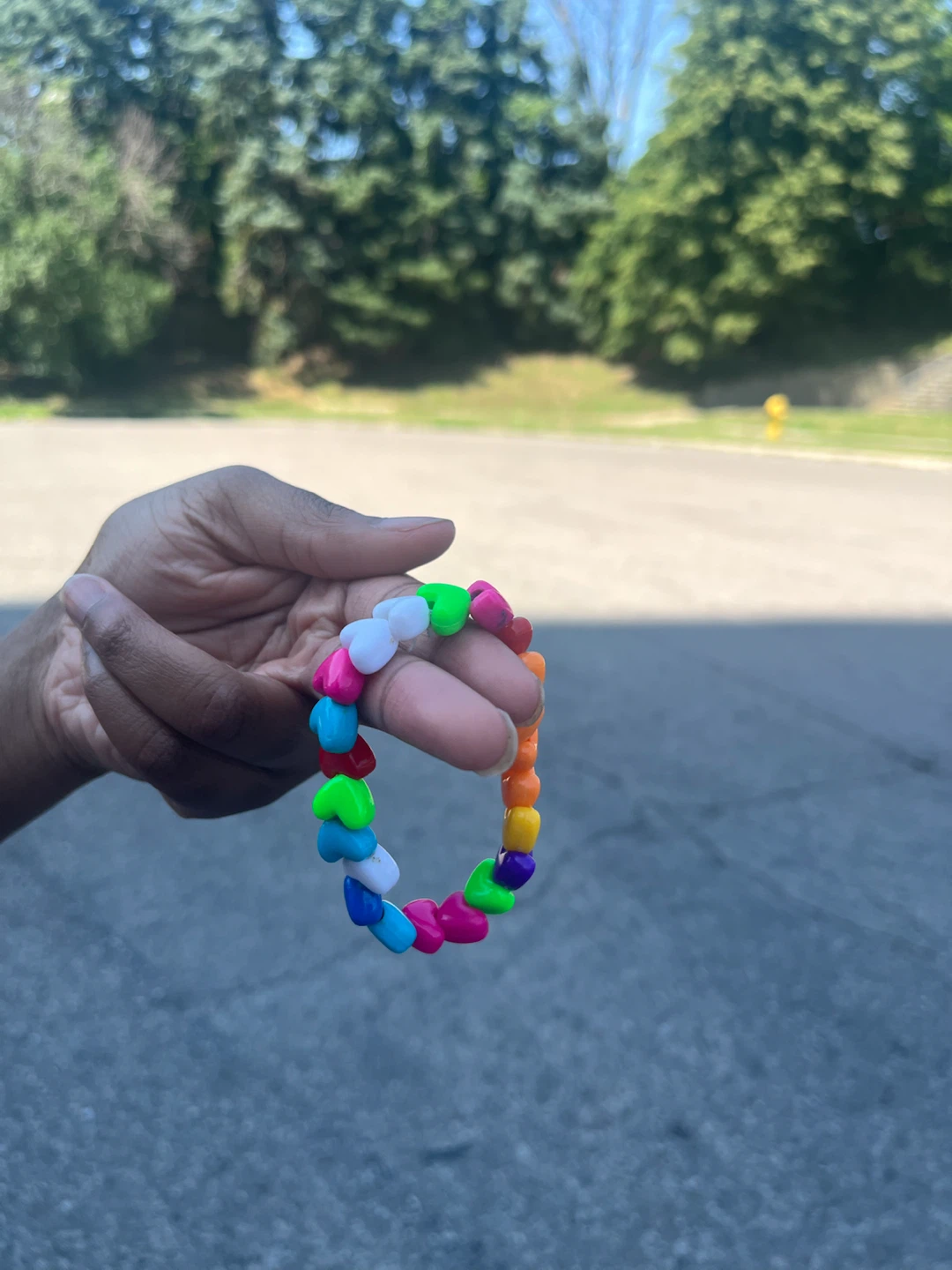 Heart Shaped Beaded Bracelet
