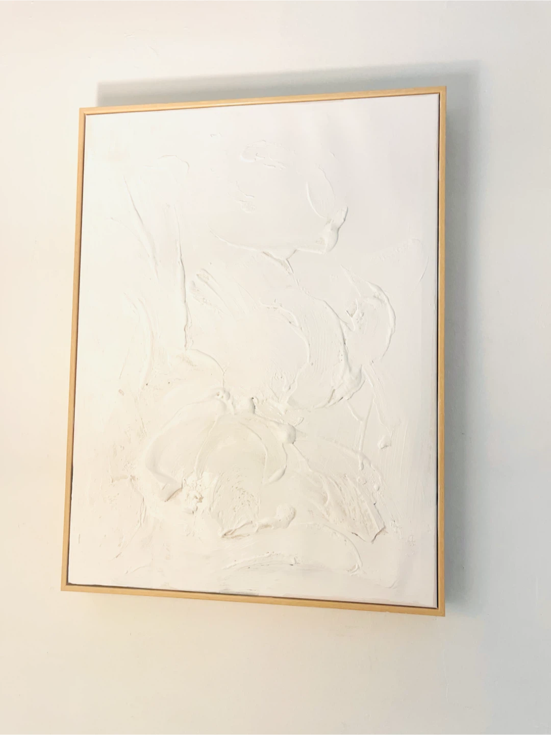 Set Textured White Wall Art 18x24” - photo 2