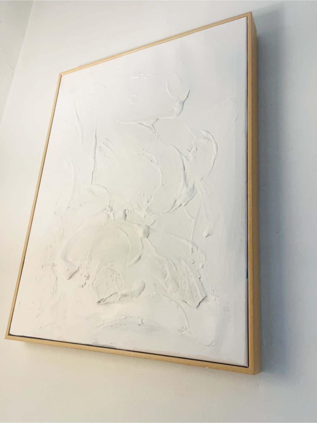 Set Textured White Wall Art 18x24” - photo 4