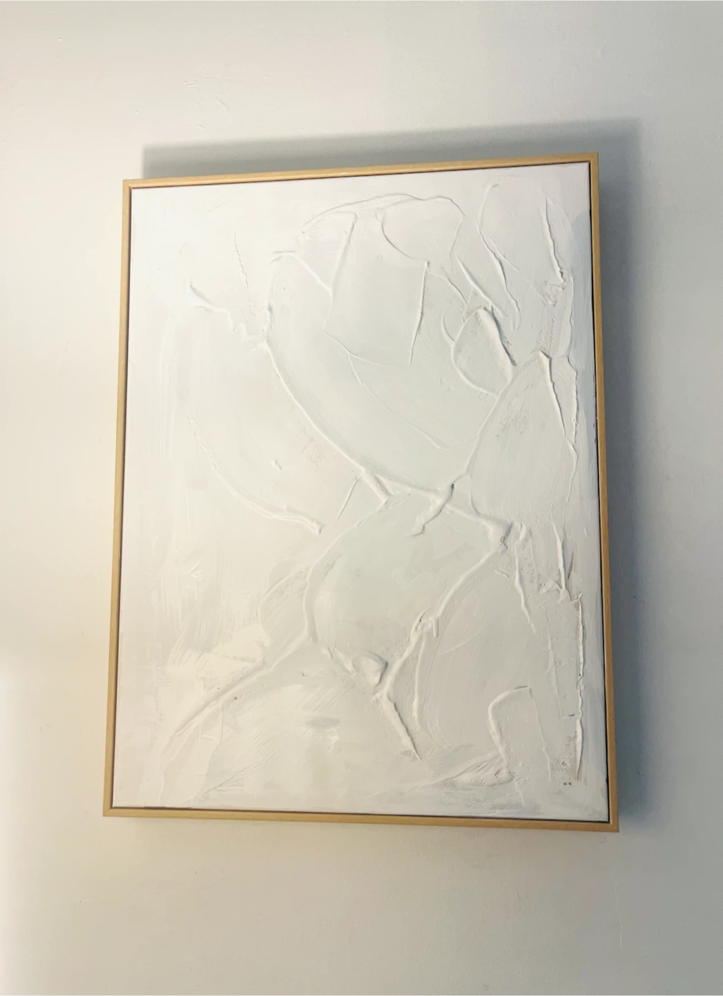 Set Textured White Wall Art 18x24” - photo 5