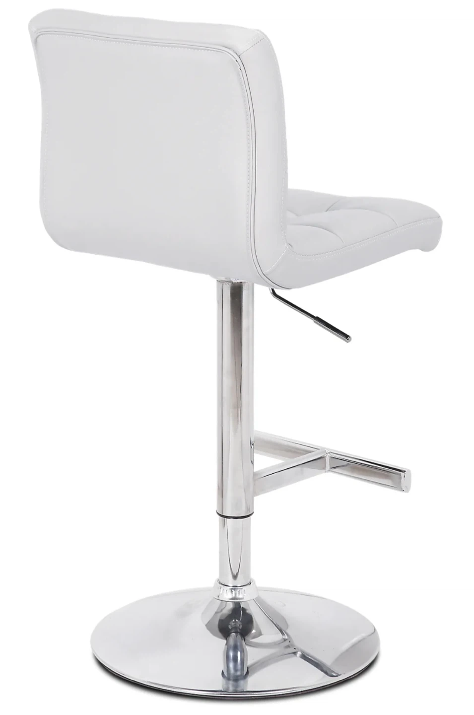 Cruz White Adjustable Bar Stool – Like New | 4 Available - photo 3