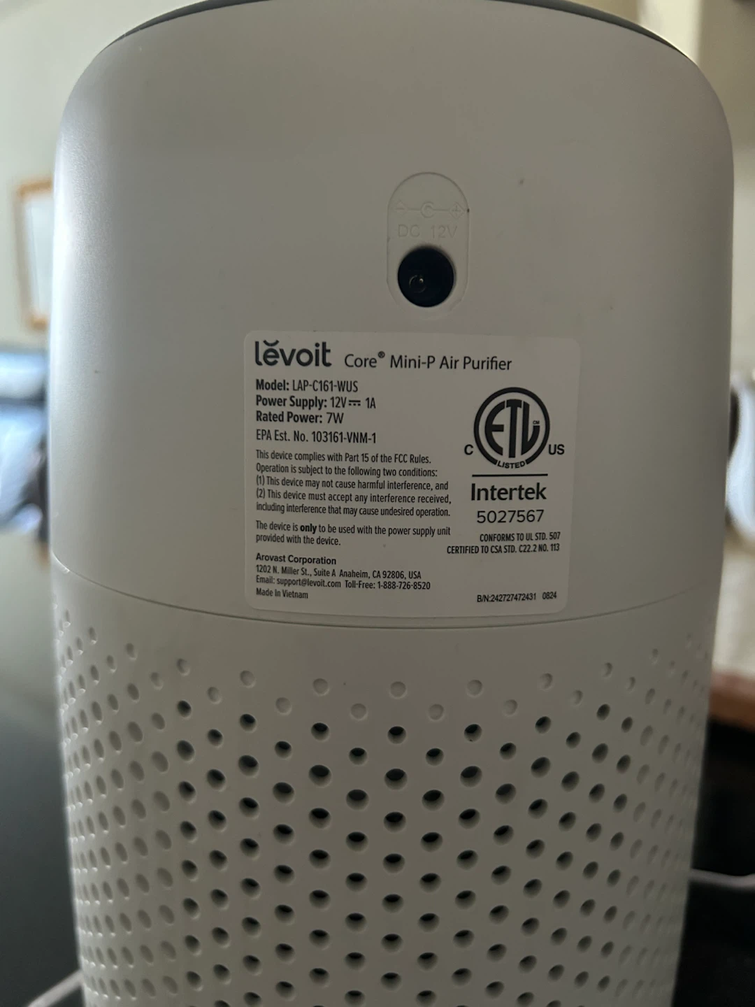 Levoit Core Mini-P Air Purifier - photo 4