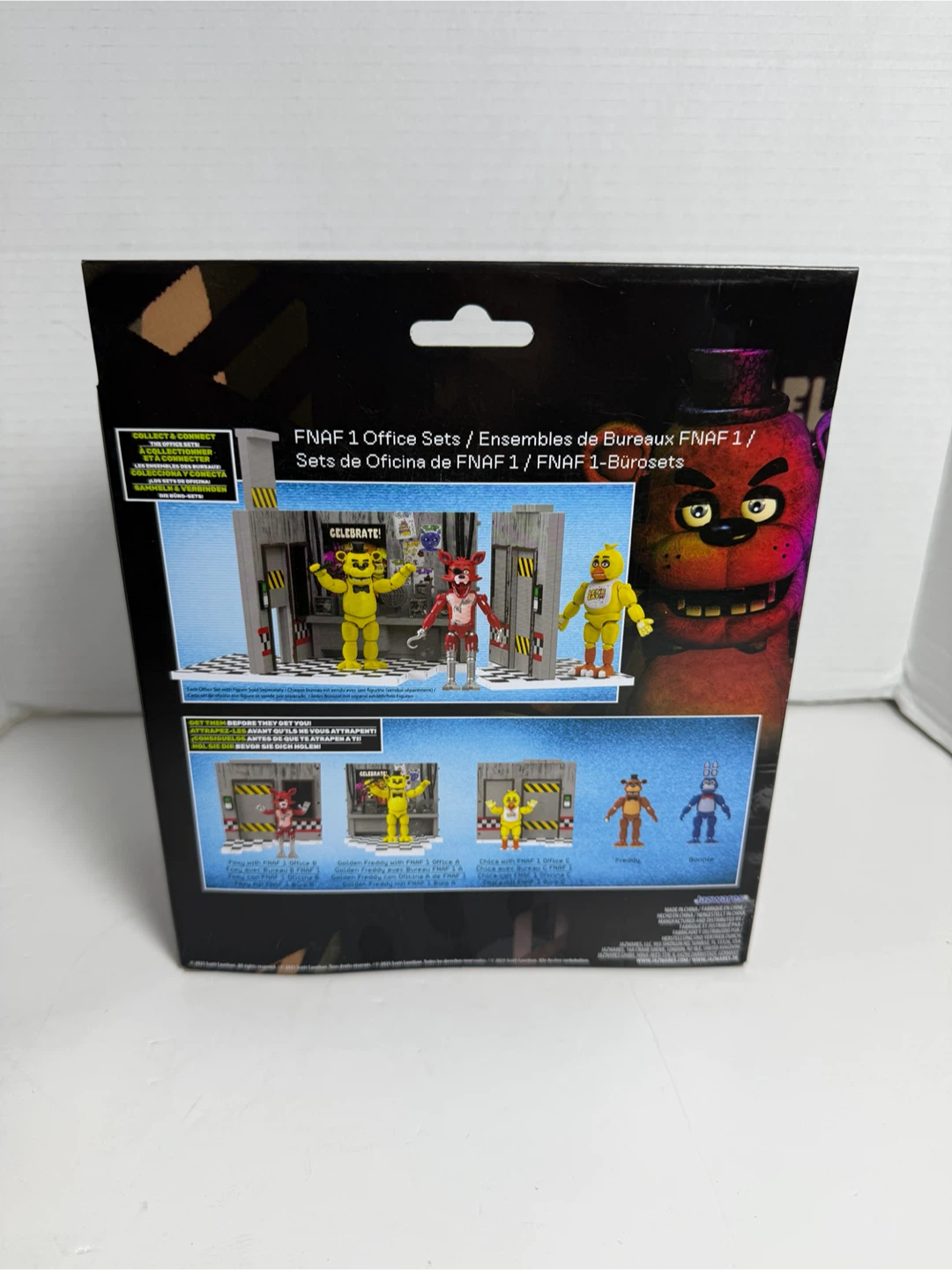 FNAF Golden Freddy Office Set 5" Figure Jazwares NEW - photo 2