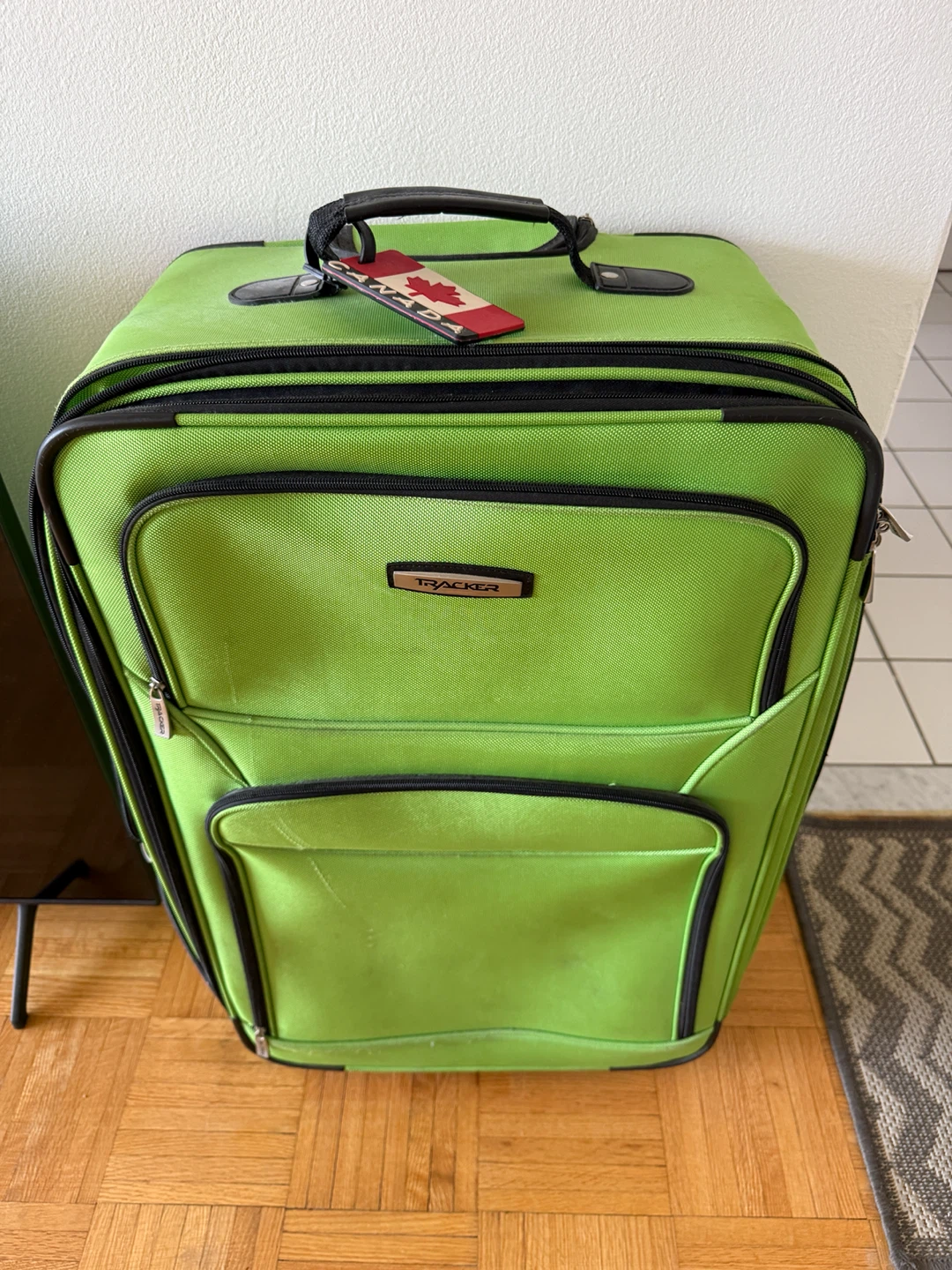 Large Green Tracker Softshell Suitcase -$25 each