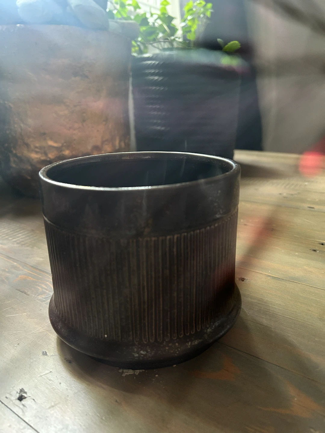 5" Ribbed Goblet Planter