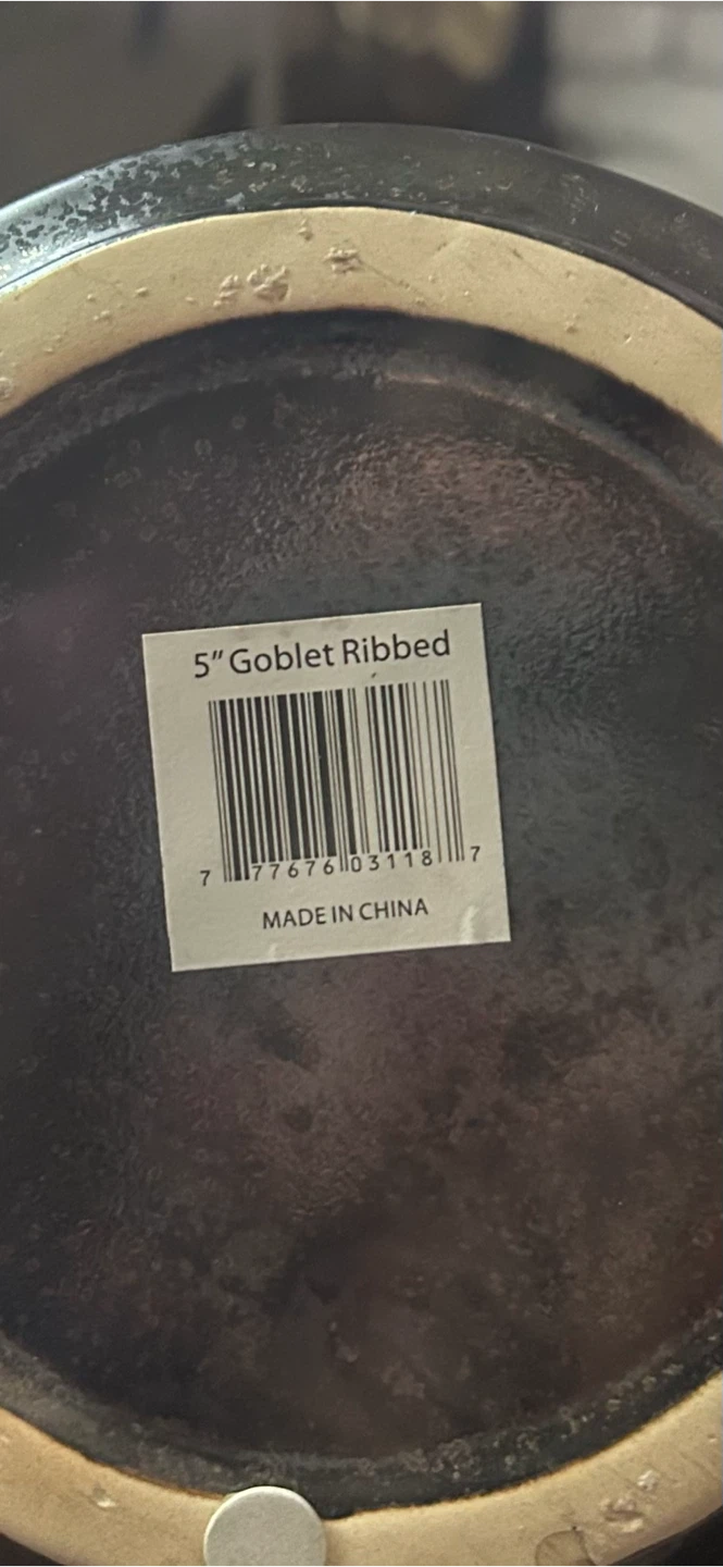 5" Ribbed Goblet Planter - photo 3