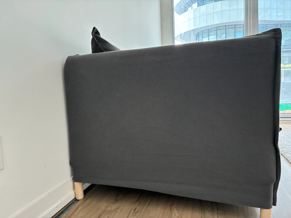 IKEA BACKSÄLEN 3-Seat Sofa: Hallarp Grey - photo 2