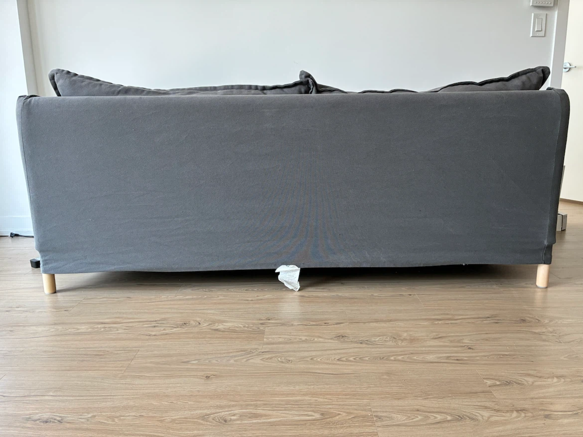 IKEA BACKSÄLEN 3-Seat Sofa: Hallarp Grey - photo 3