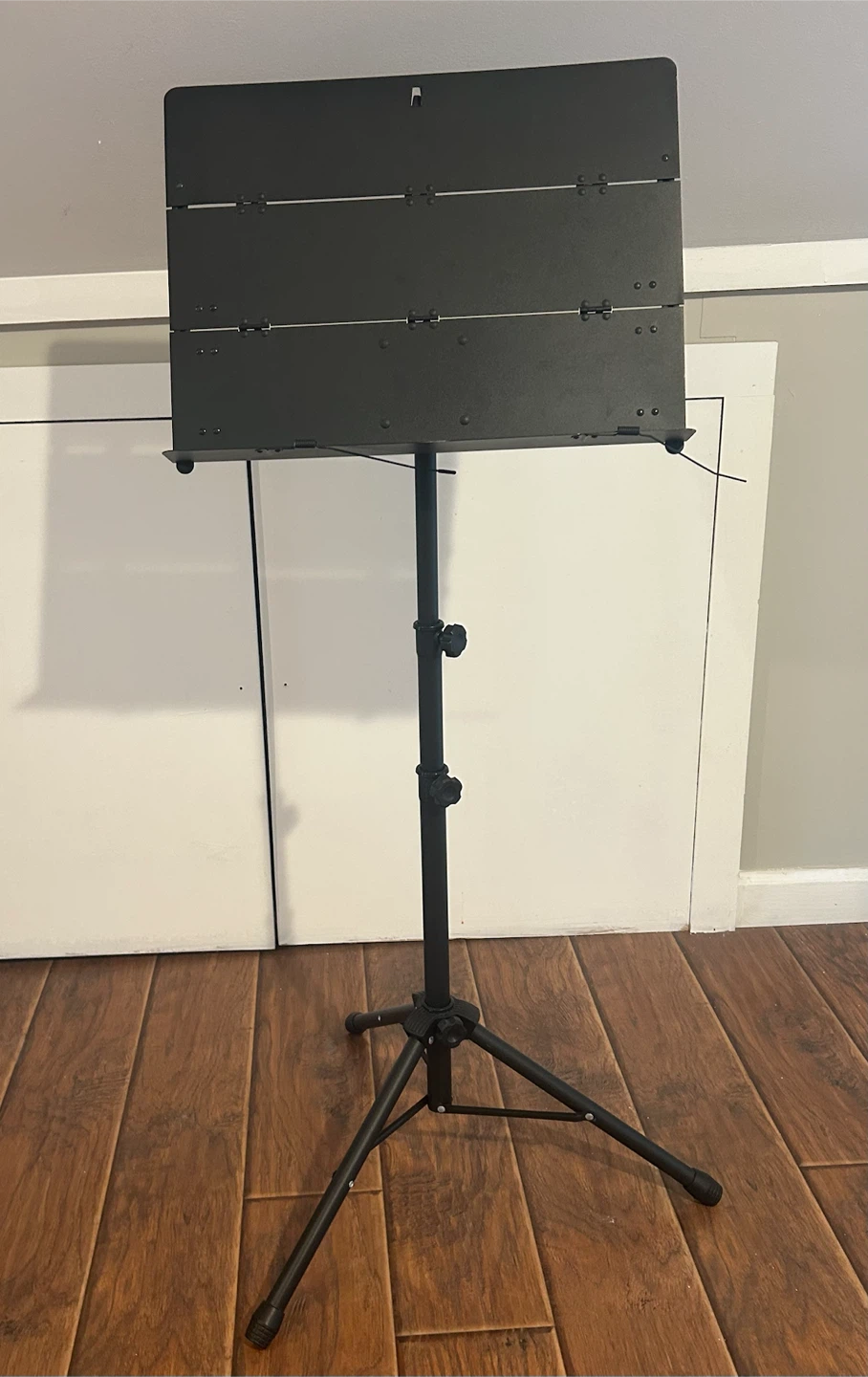 Black Adjustable Music Stand