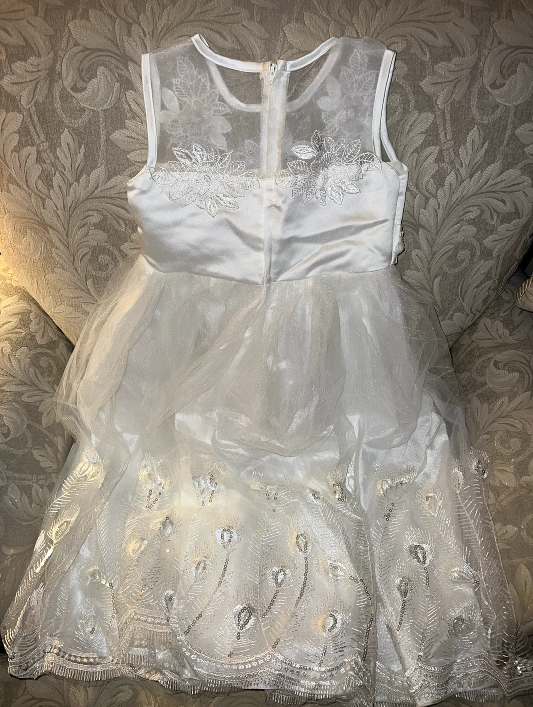 White Flower Girl Dress - photo 2