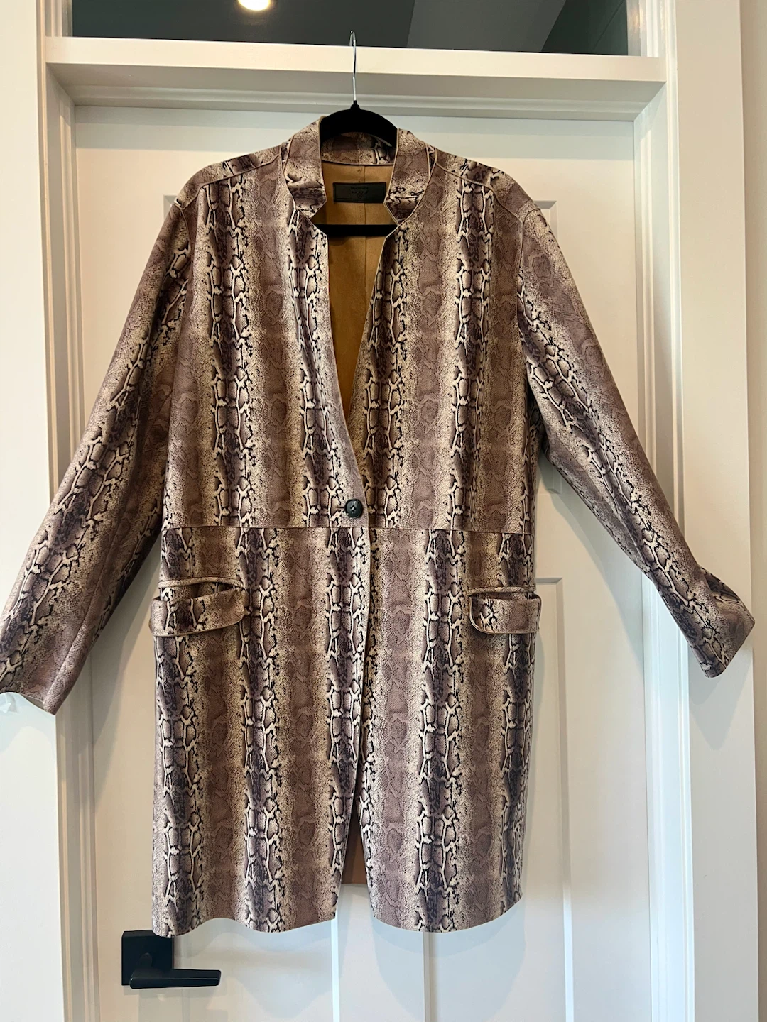 BLANKNYC Snakeskin Print Blazer
