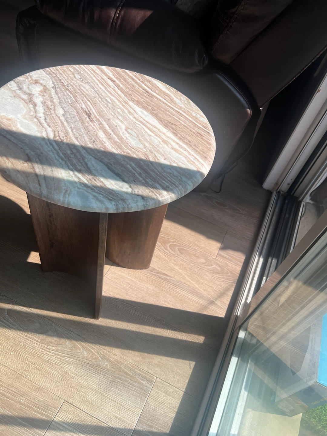Marble Top Side Table - photo 2
