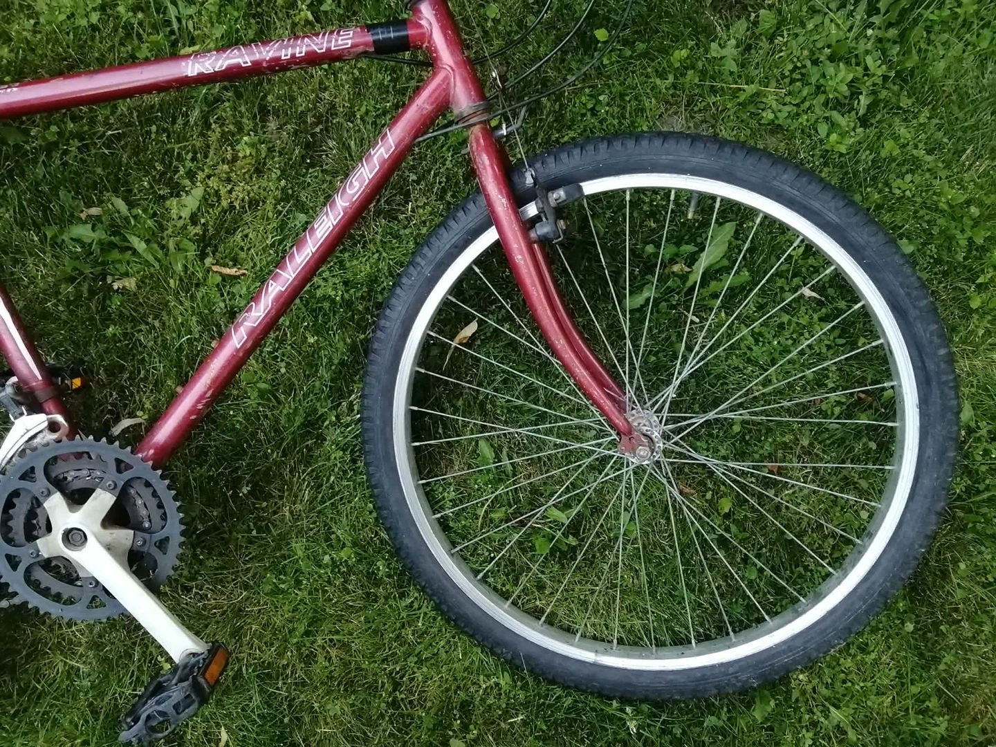 USED 26” size adult British Raleigh MTB bicycle bike .(Read Ad) - photo 3