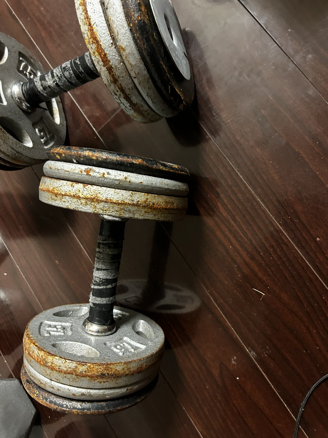 Two Adjustable Dumbbells - 36lbs each - photo 4