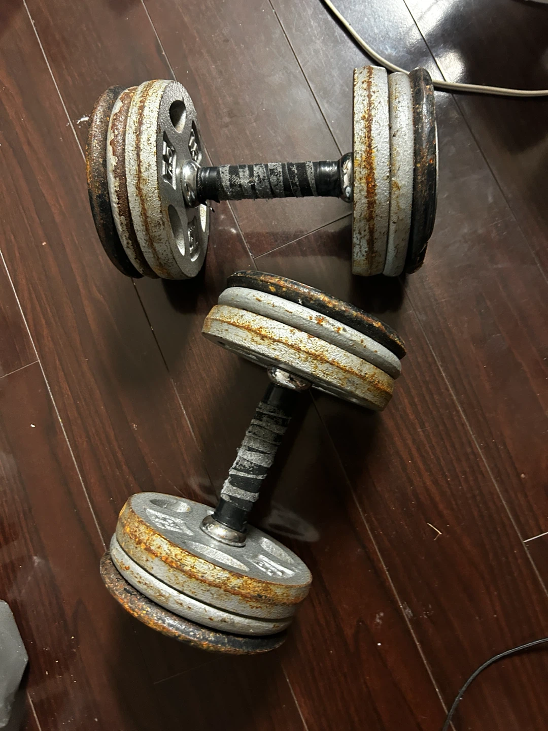 Two Adjustable Dumbbells - 36lbs each - photo 5