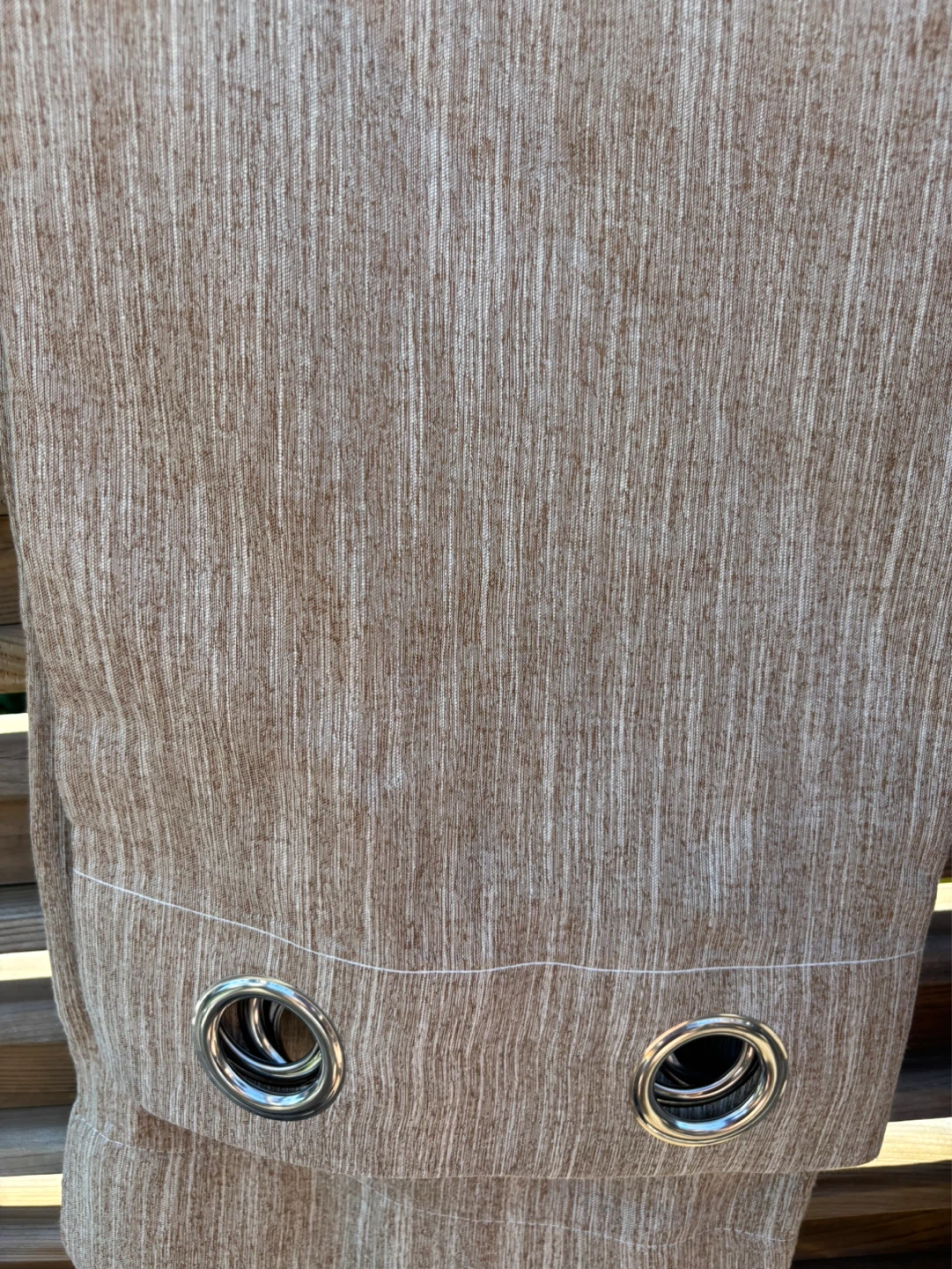 3 pairs of beige curtains - photo 5