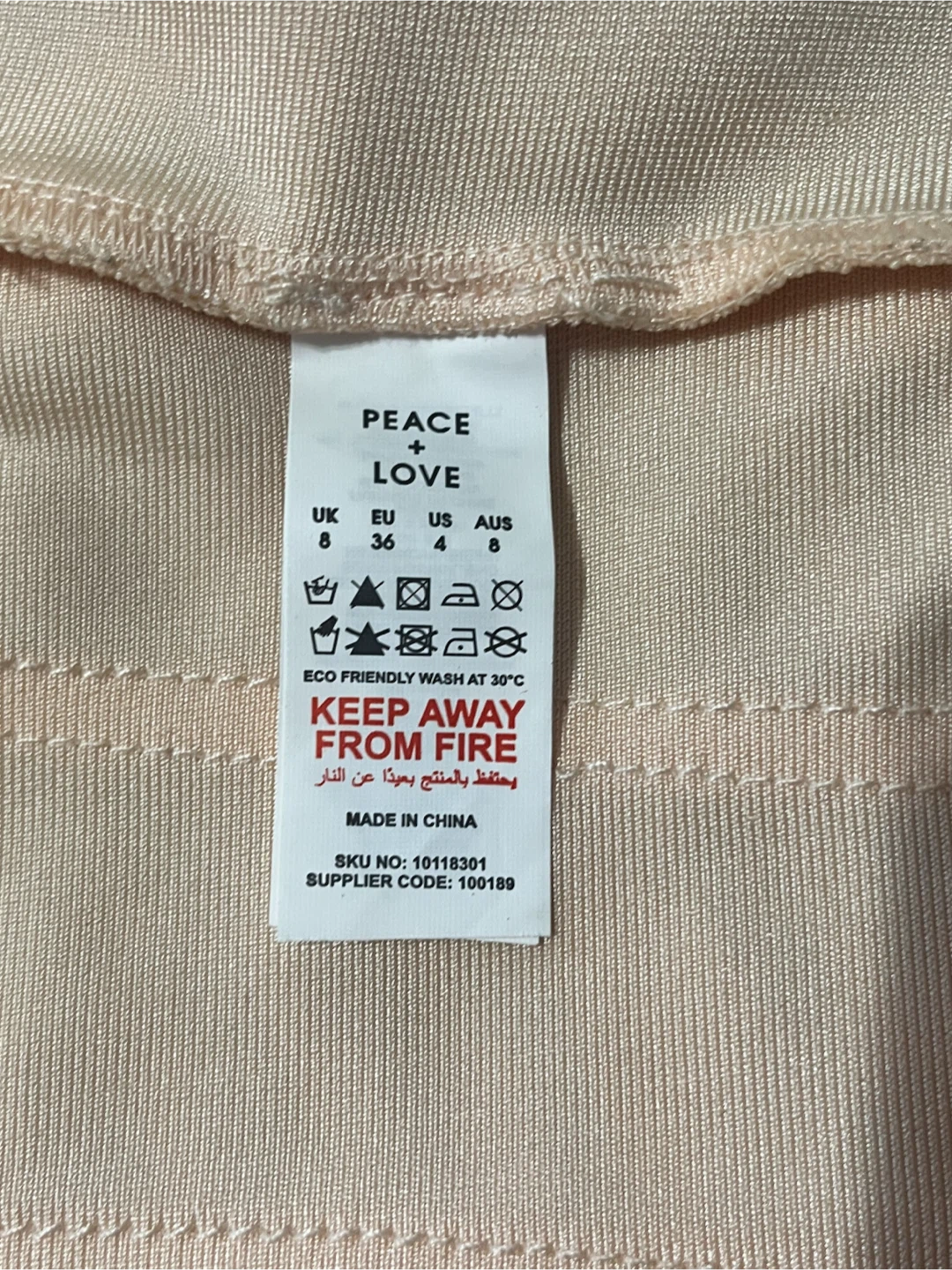 PEACE + LOVE Sleeveless Bodycon Midi Dress Size - US 4 - photo 5