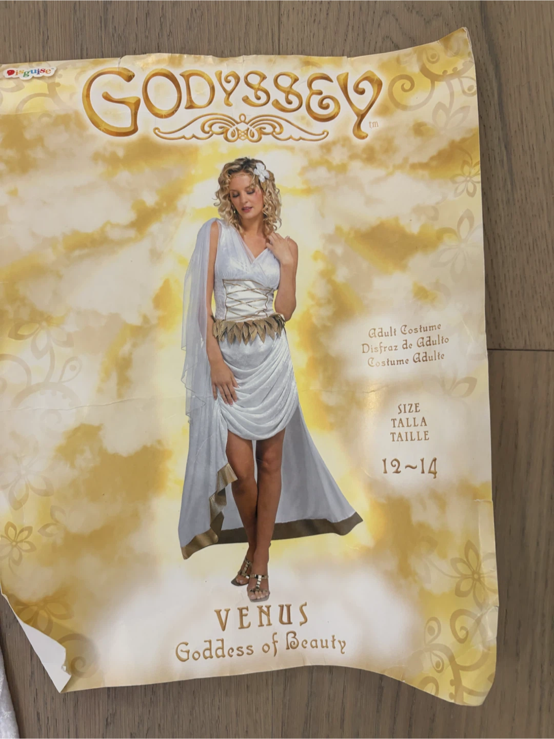 Halloween - Women’s Godyssey Venus Goddess Costume size 12-14 - photo 2