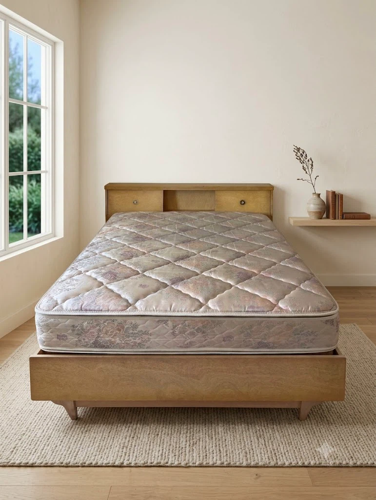 Vintage Wood Queen Bed Set with Storage – Complete Set - photo 5