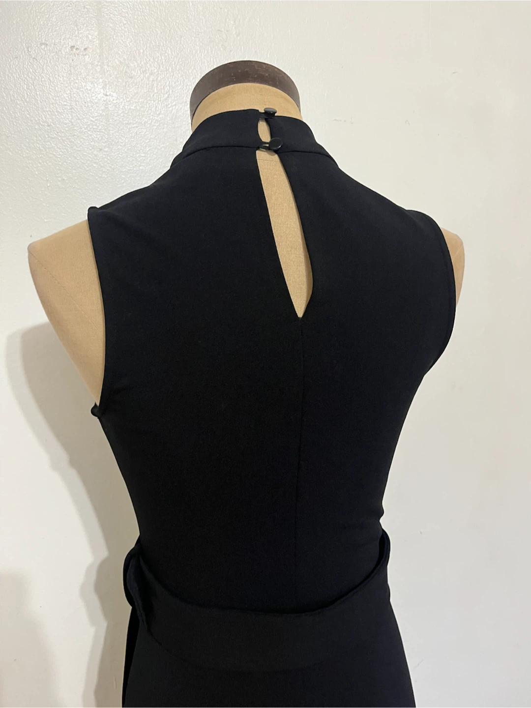 River Island Black Belted Midi Dress - US 6 (runs small) - photo 4