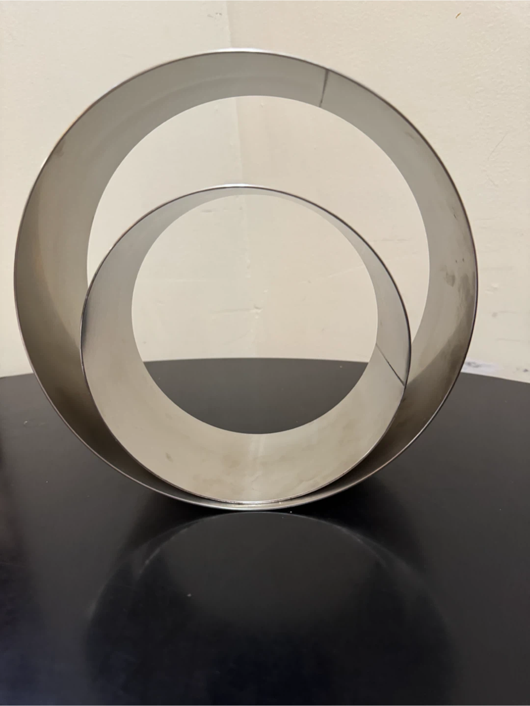 Set of 2 Stainless Steel Round Mousse Rings - photo 3