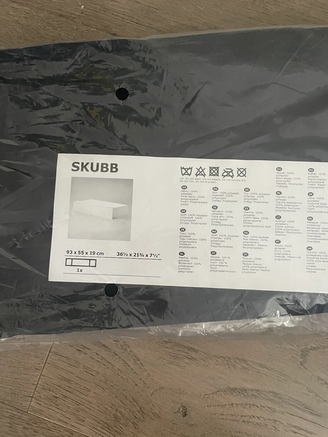 NEW! IKEA SKUBB Storage Case Black - photo 3