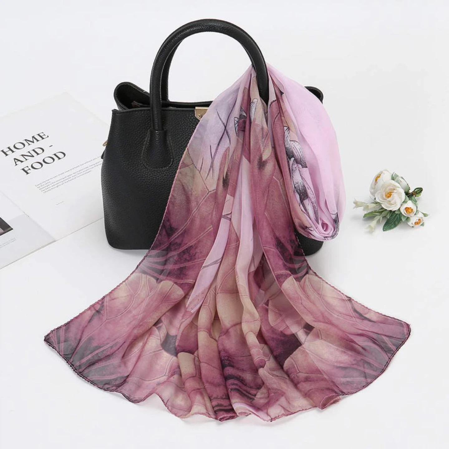Floral Print Sheer Scarf - photo 4