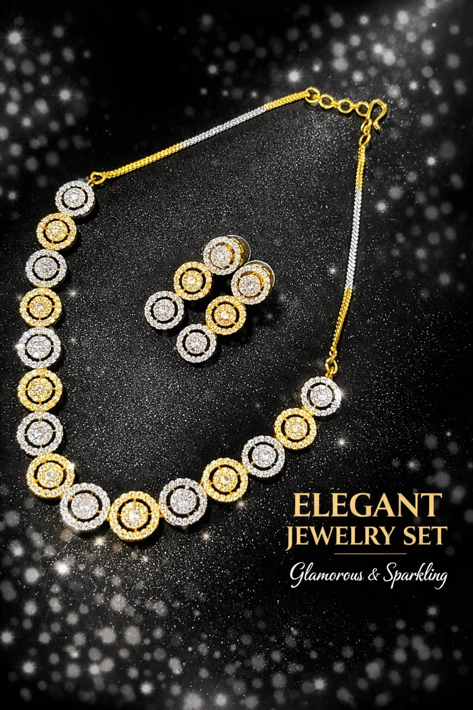 Elegant Jewelry Set with Necklace and Earrings - photo 5