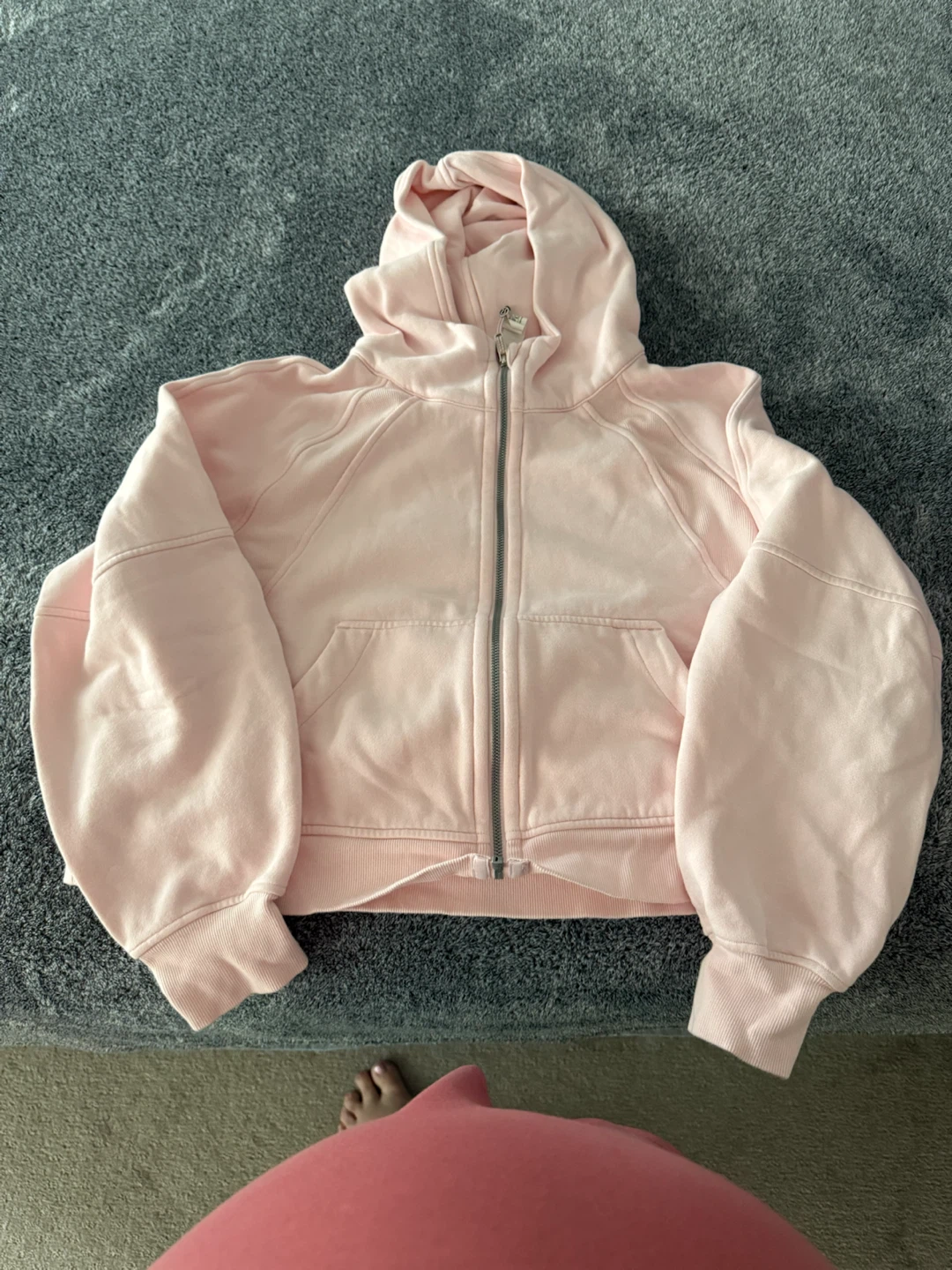 Lululemon Scuba Oversized Full Zip Hoodie Light Pink M/G - photo 2