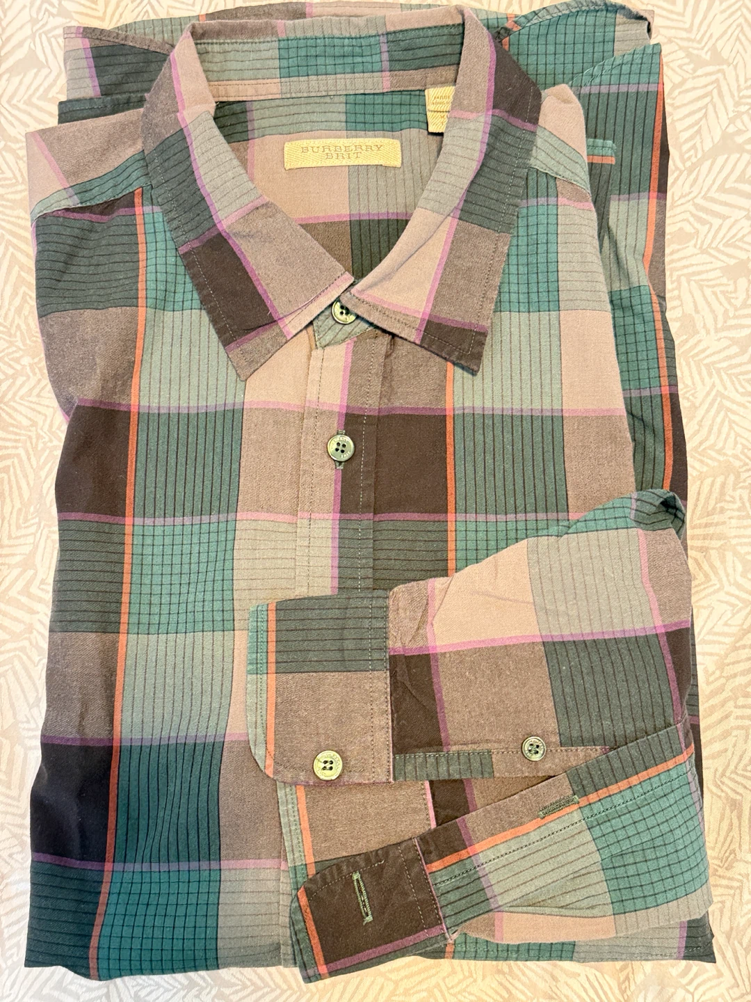Burberry Brit Plaid Button-Up Shirt