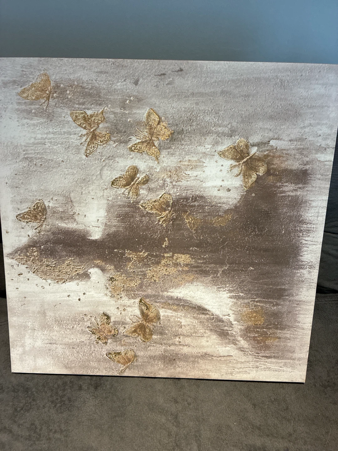 Textured Butterfly Wall Art