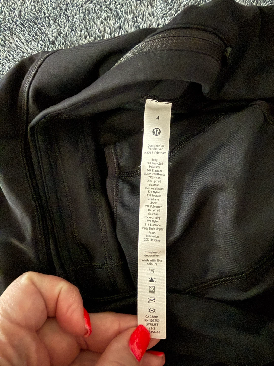 Lululemon Black Running Shorts Size 4