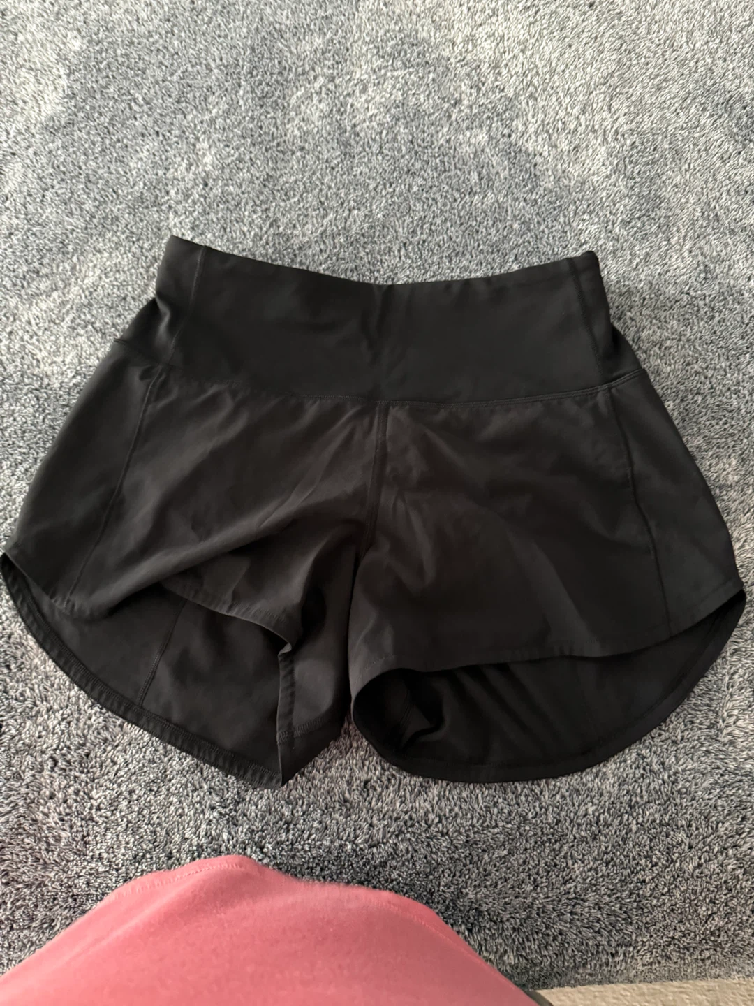 Lululemon Black Running Shorts Size 4 - photo 2