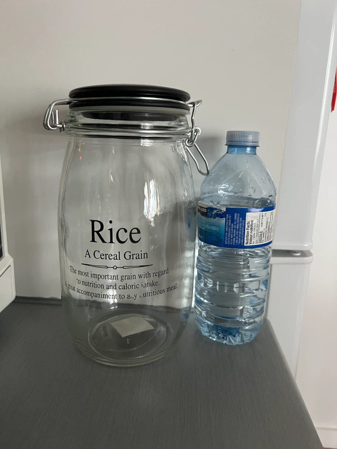 Glass Storage Jar for Rice - photo 3