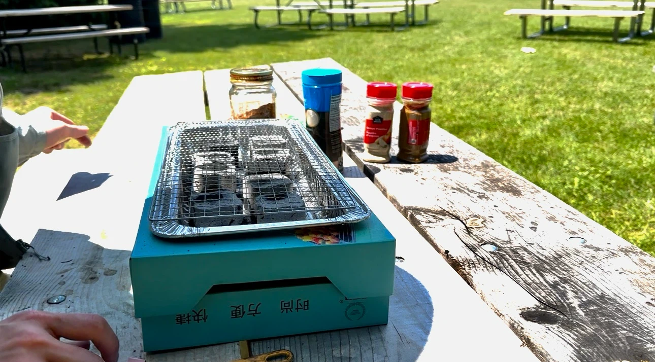 Portable Charcoal BBQ Kit