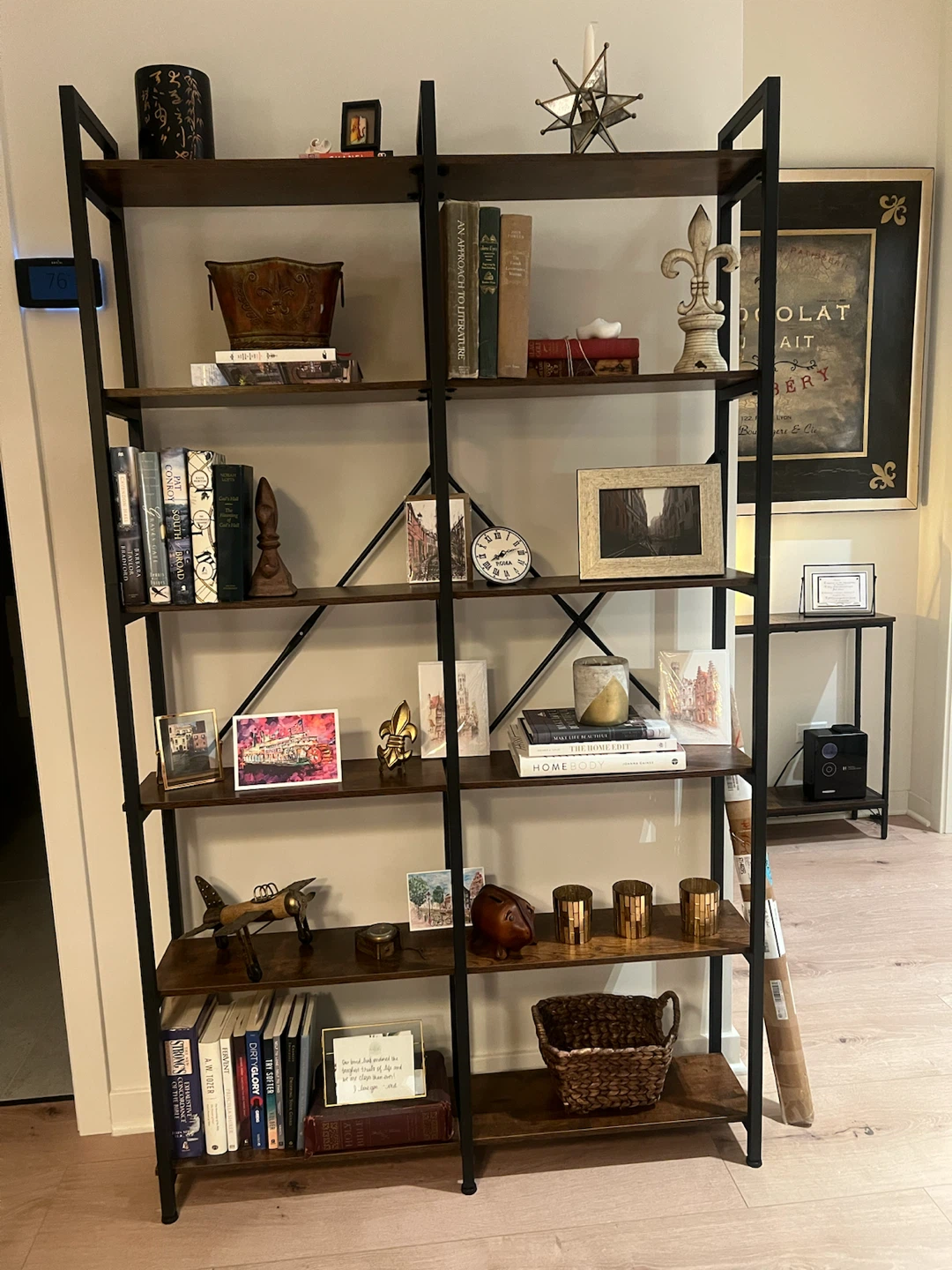 Rustic Industrial Bookshelf