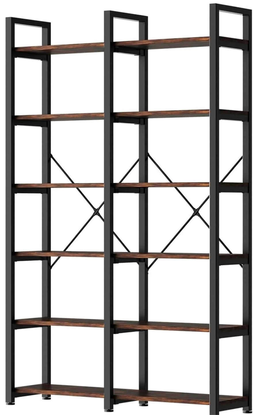 Rustic Industrial Bookshelf - photo 5