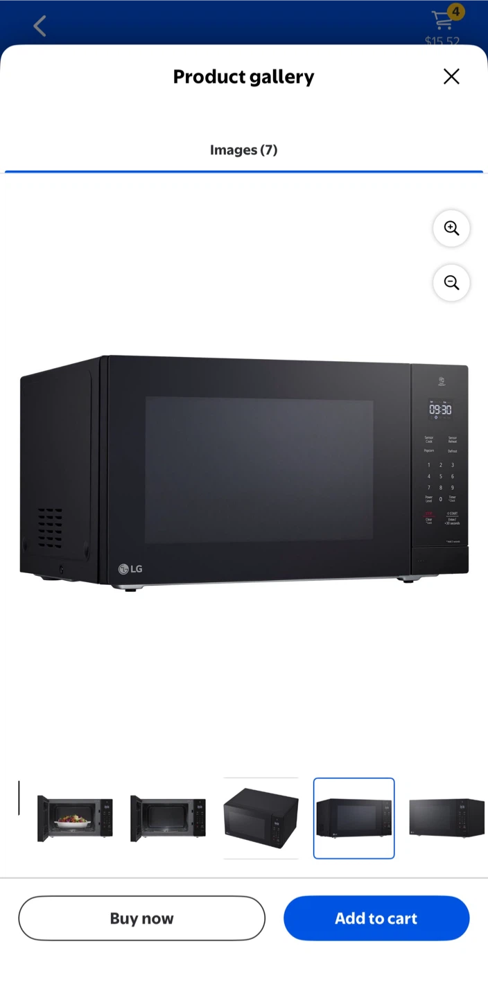 In great Condition- LG NeoChef Countertop Microwave - photo 2