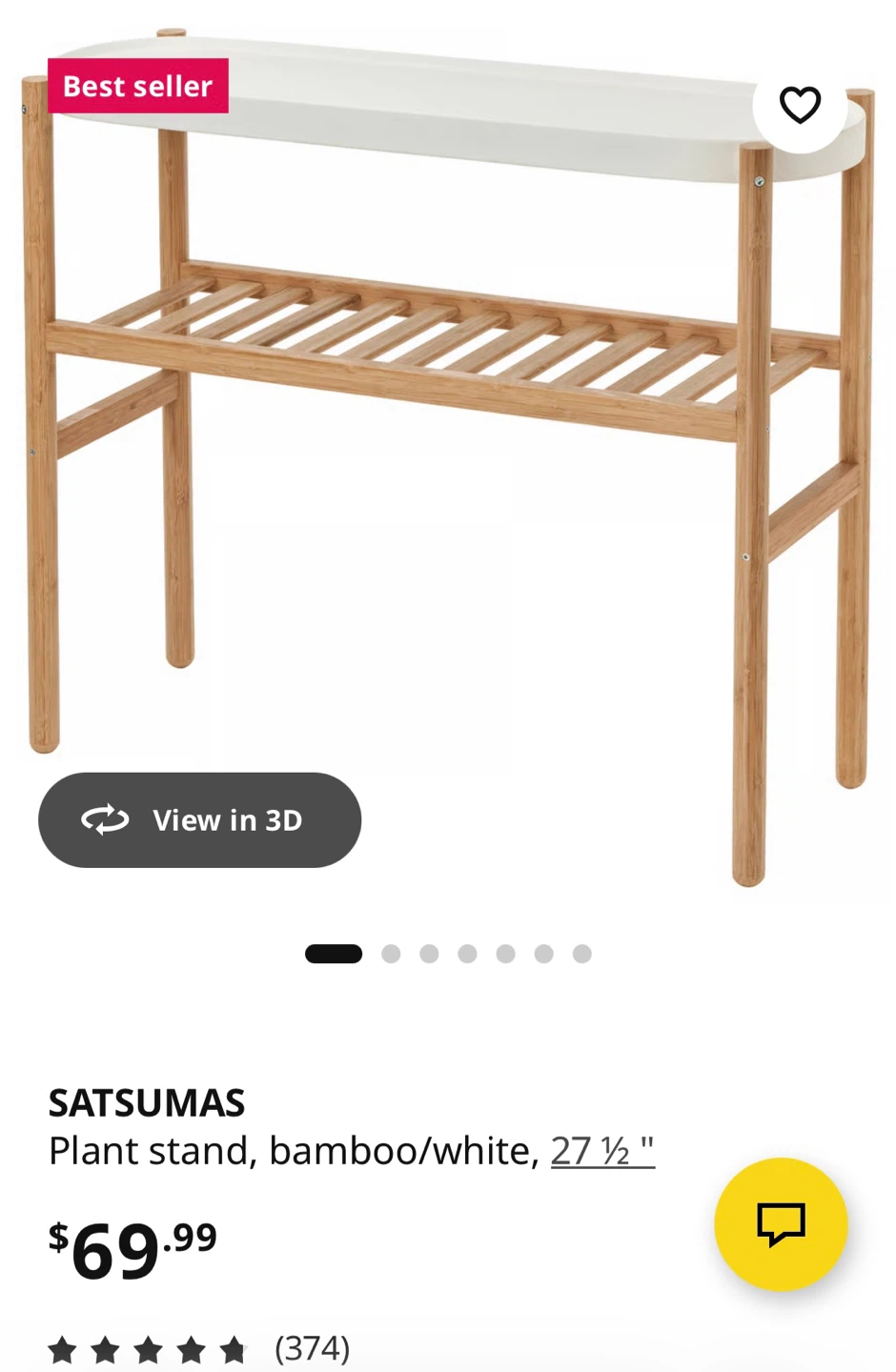 IKEA SATSUMAS Plant Stand