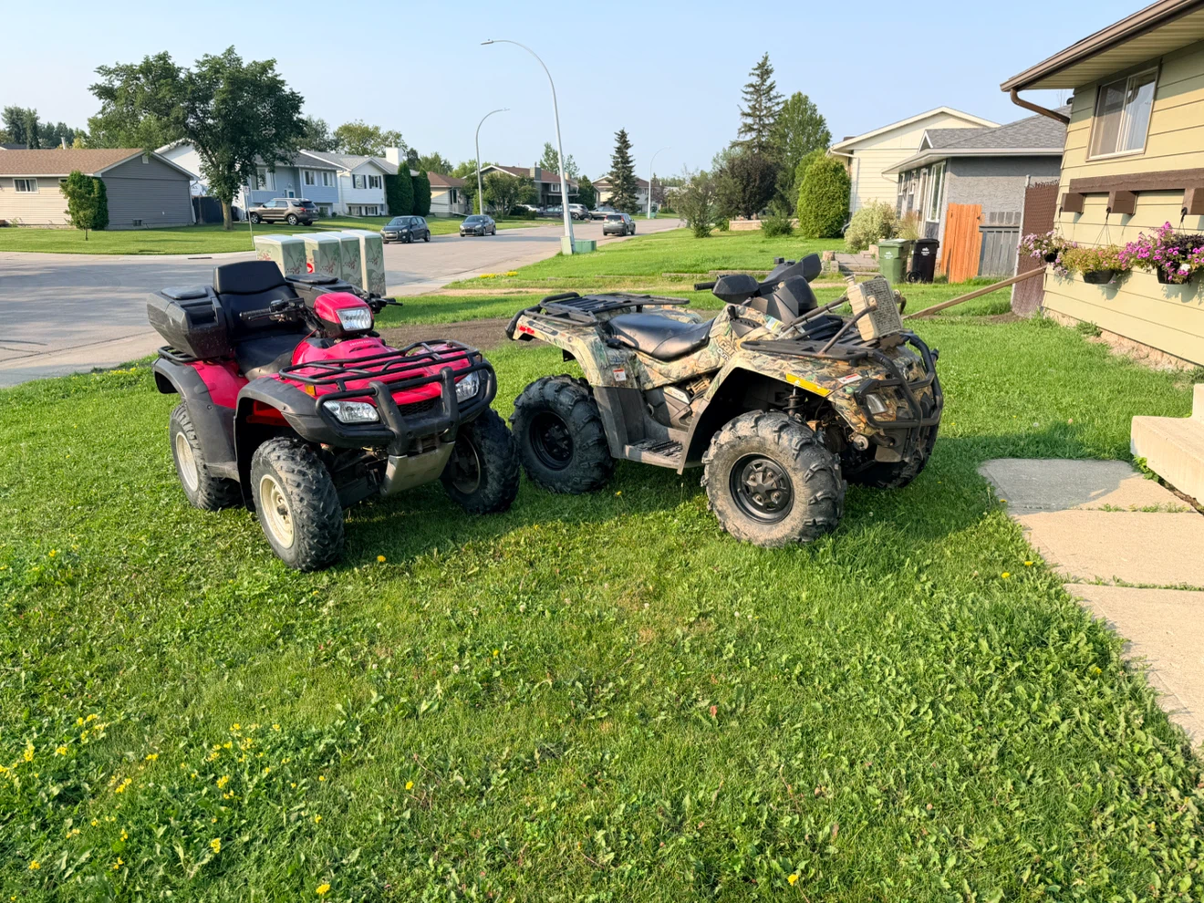4 Fully Serviced ATVs – Honda, Can-Am & Polaris