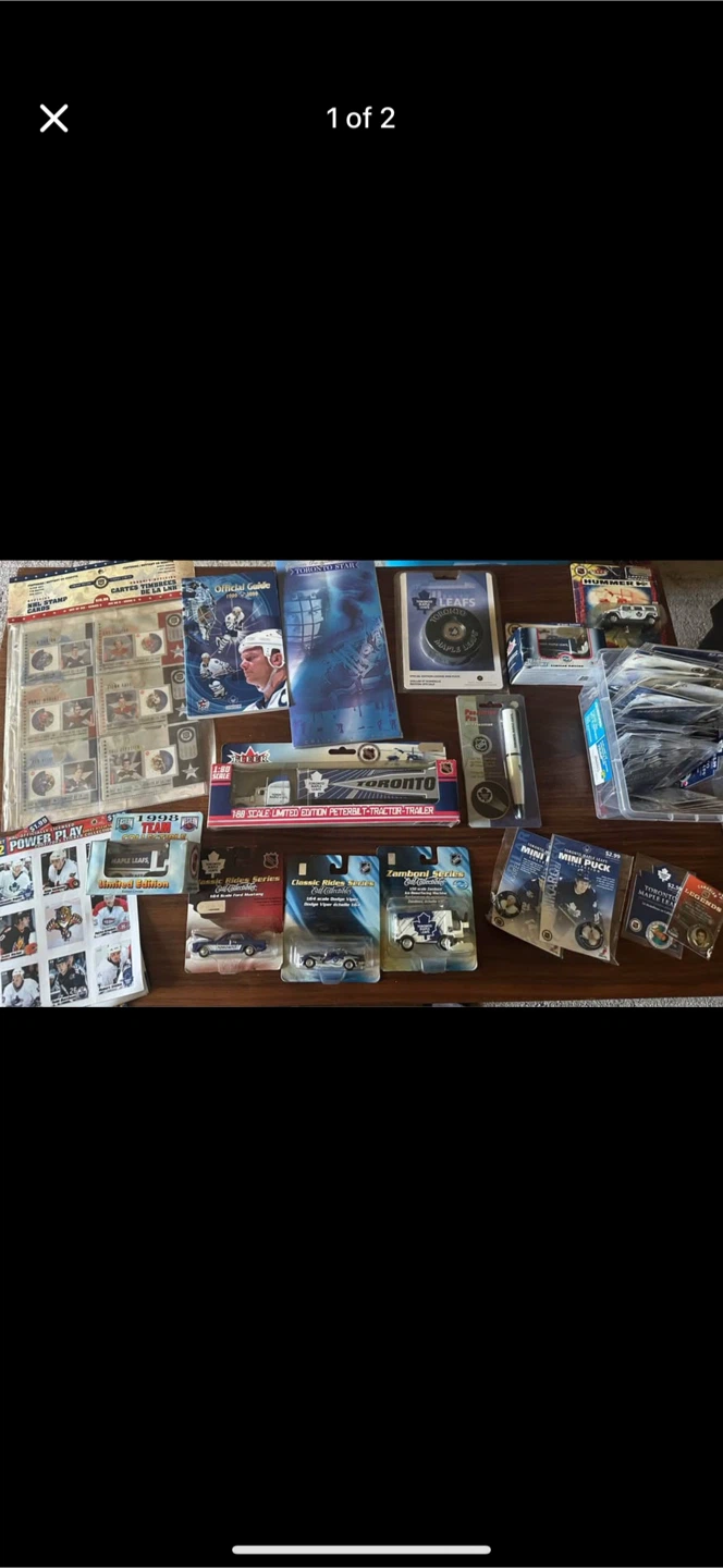 Assorted Hockey and Baseball Memorabilia Collection