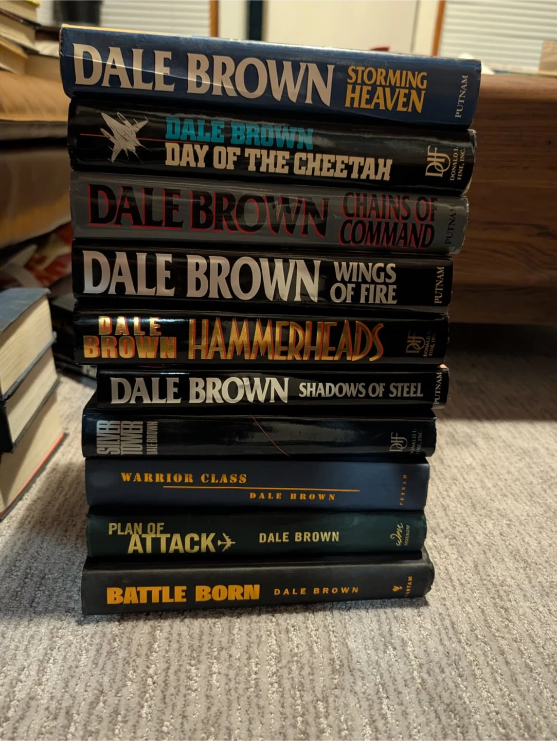 Dale Brown set of 10 books