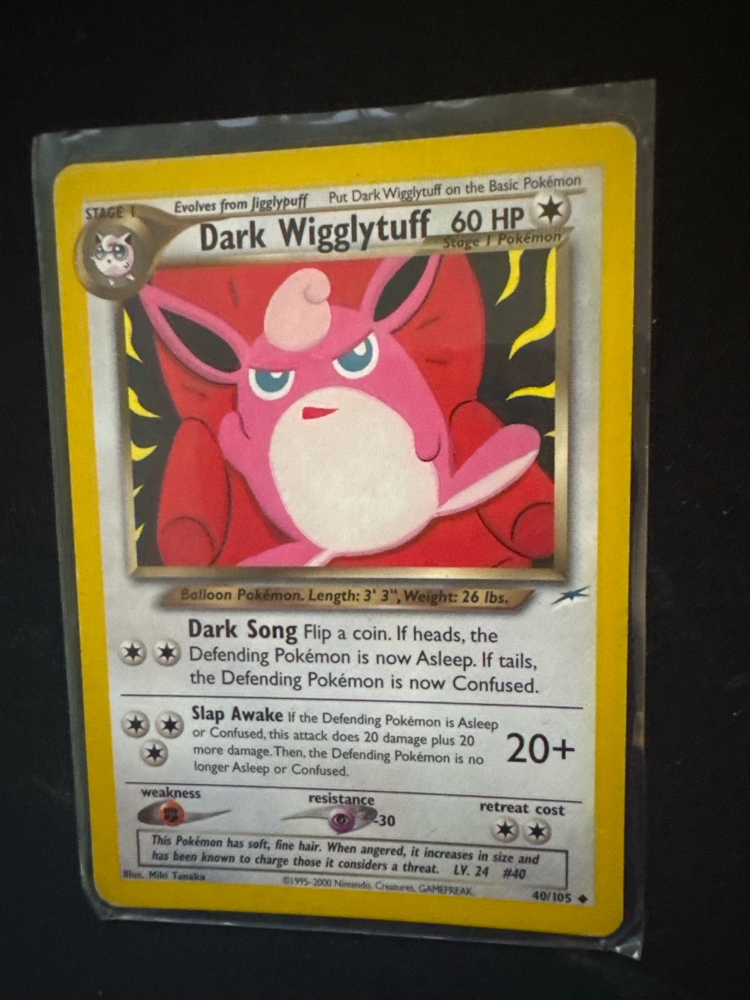Pokemon Dark Wigglytuff 40/105 Neo Destiny