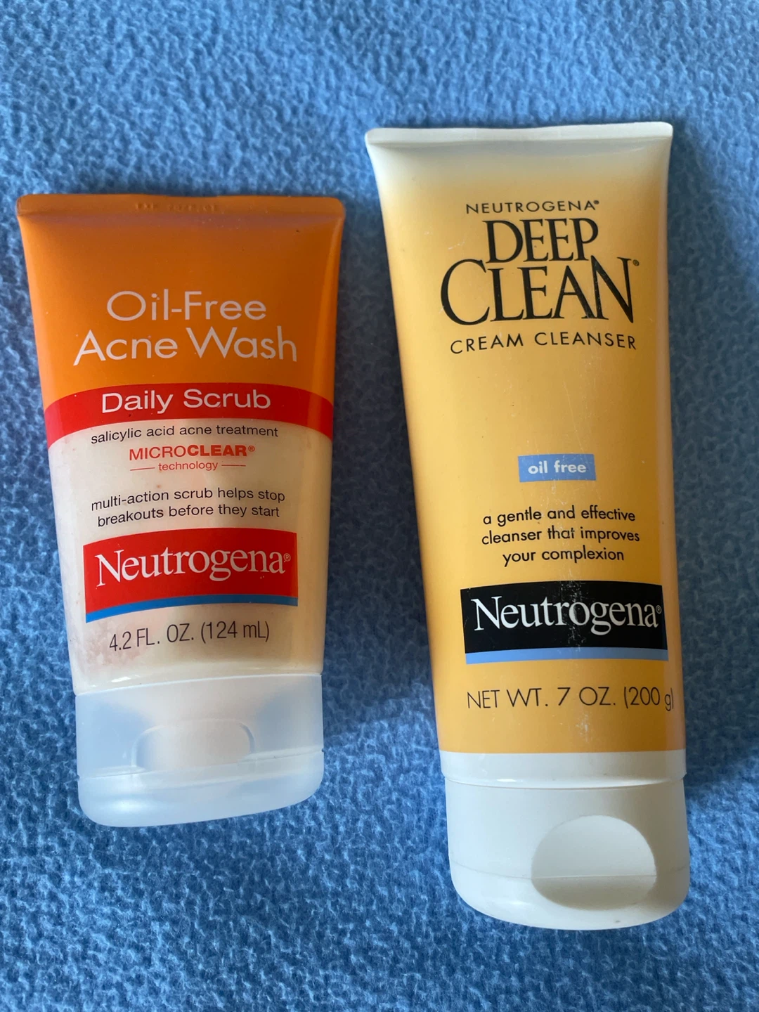 Neutrogena Deep Clean Cream Cleanser & Oil-Free Acne Wash