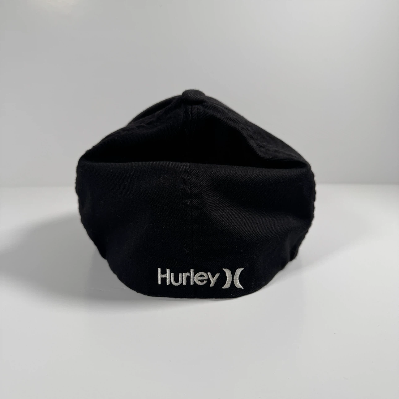 Hurley Flexfit Baseball Hat Mens L-XL Black Embroidered Logo - photo 4