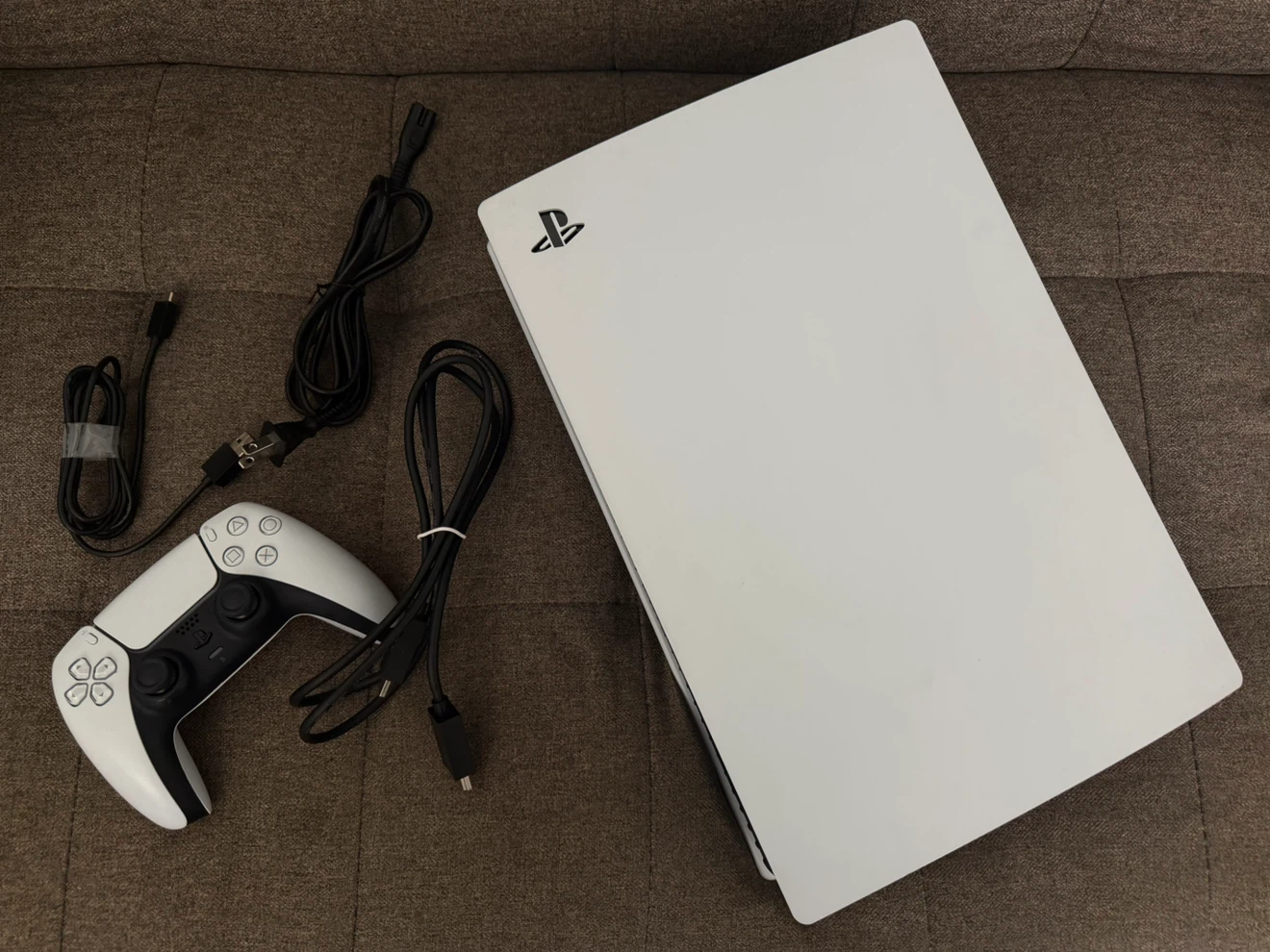 PlayStation 5 Console with Controller and Cables