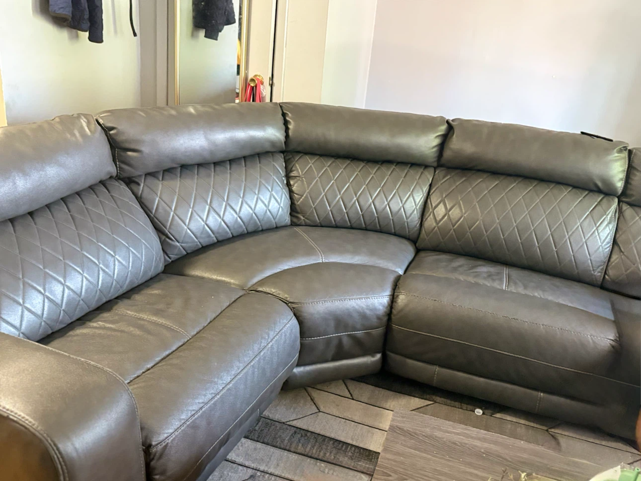 Gray Sectional Sofa - photo 2