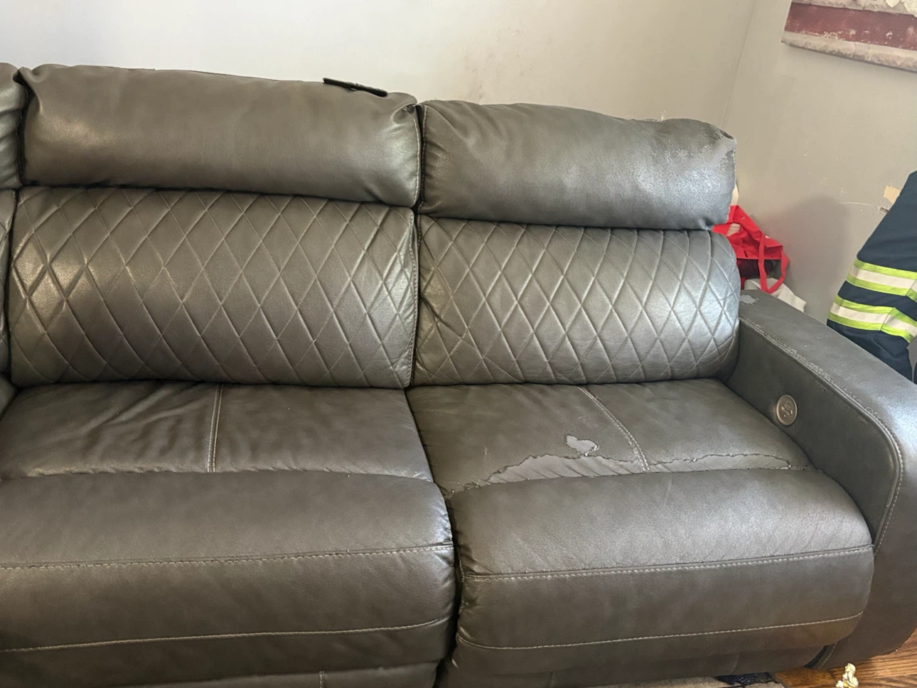 Gray Sectional Sofa - photo 4