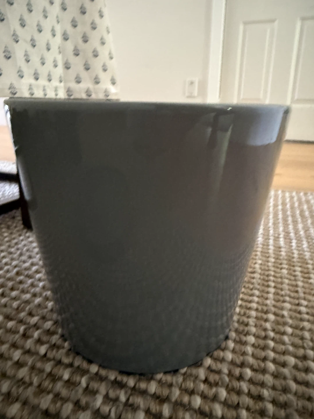 Ikea CITRUSFRUKT Plant Pot with Saucer - Grey 15 cm - photo 3